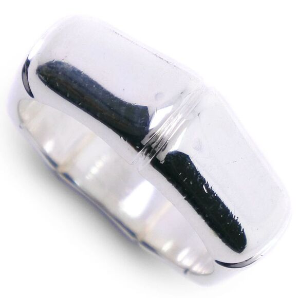 Gucci Silver 925 Octagon Ring Size 9.5 - Picture 2 of 6